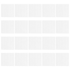  20pcs Plastic Canvas Sheets