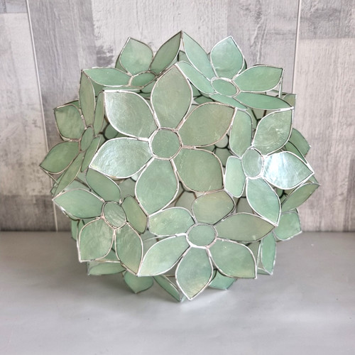 Vintage capiz shell flower - vintage,