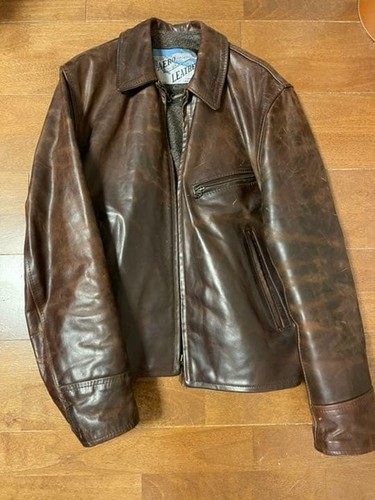 Aero leather horsehide - horsehide, brown