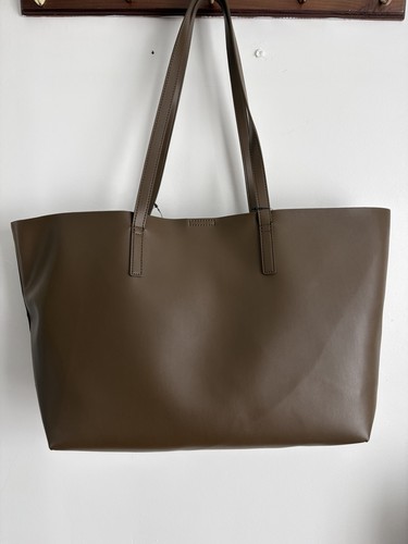Olive faux leather - m&s,