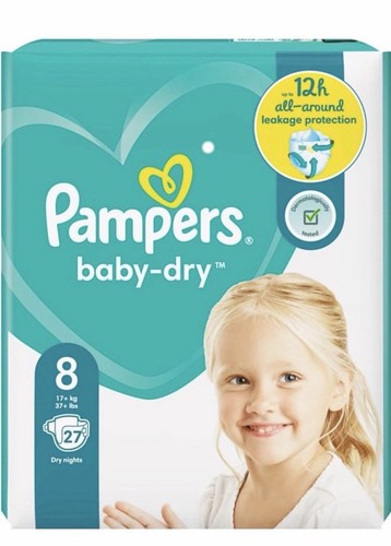 Pampers baby dry nappies size - nappies,