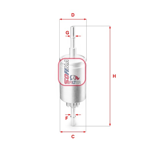 Fuel filter fits ford fiesta - filter, fits:
