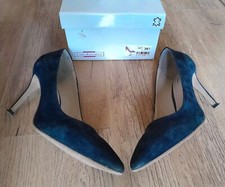 5th Avenue Grey Suede 3.5" Stilleto Heel Court Shoe Boxed Size EU40/6.5 Rrp £45
