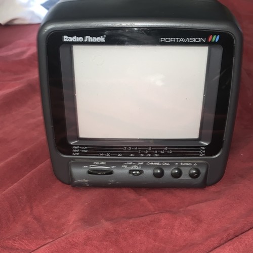 Radioshack portavision 5in crt - portavision,
