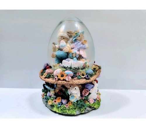 Easter egg spring snow globe - egg,