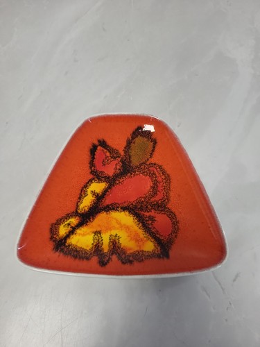 Vintage poole pottery orange - vintage,