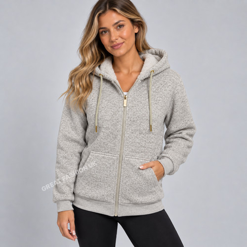 Ladies fleece lined - ladies, hoodie