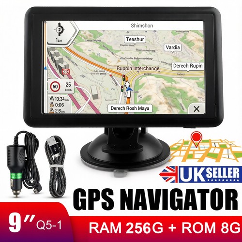 Car truck sat nav - 9", gps
