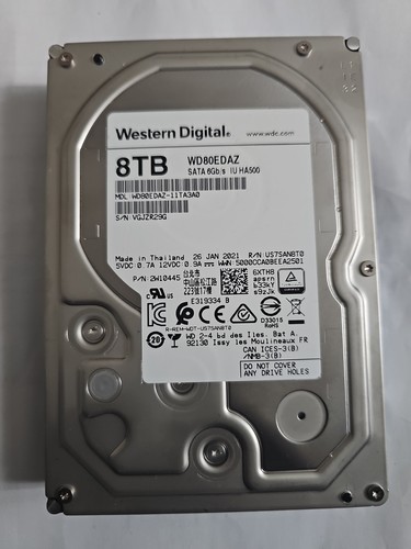 Western digital 8tb hdd - digital,