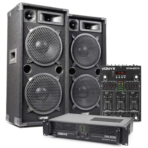 Max210 dual passive dj pa - dual, 10"