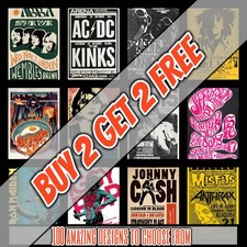 Rock Concert Band Music Posters Prints Gifts Wall Art Home Decor