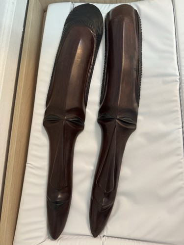 Tall vintage wooden - tall, tribal