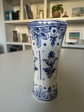 Vintage Delft Blue Small Vase