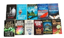 Horror Books Bundle x 11 Stephen King James Herbert Roy Bradbury Point Horror