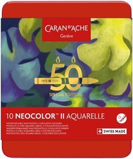 Caran d'Ache Neocolor II Water-Soluble Wax Pastels 50 Year Special Edition -... 