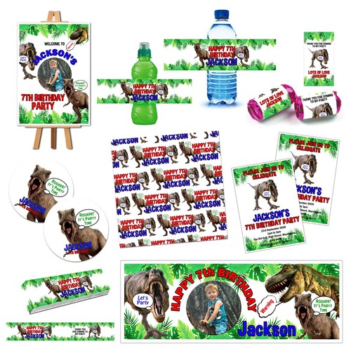Personalised dinosaur birthday - personalised,