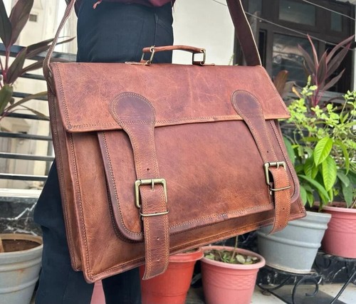 Leather genuine vintage - genuine,