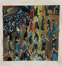 Northern Soul; Wigan Casino; "On the Floor at the Casino - Preparatory Painting"