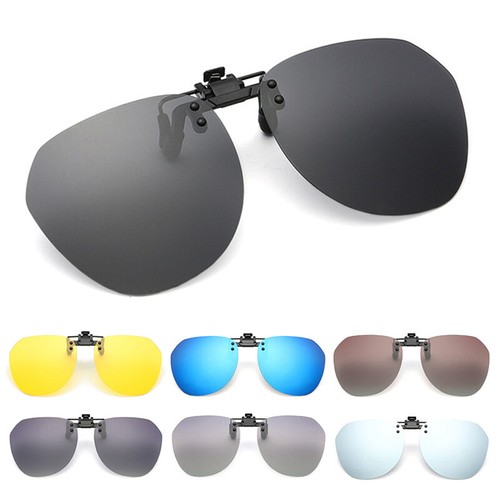 Polarised clip sunglasses - clip, on