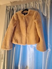 Lipsy Pink Fluffy Coat