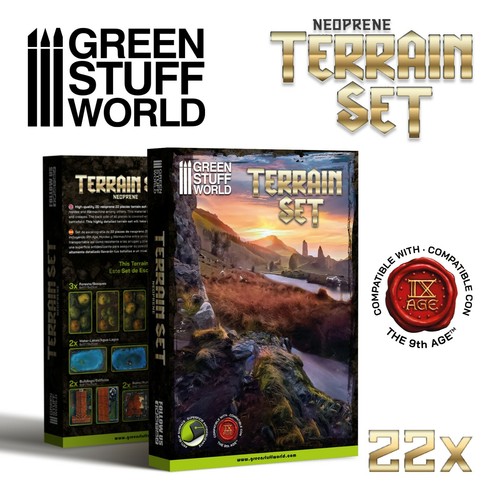 Neoprene terrain set - set,