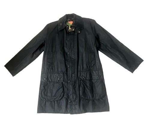 Blue 1993 barbour border waxed - border,