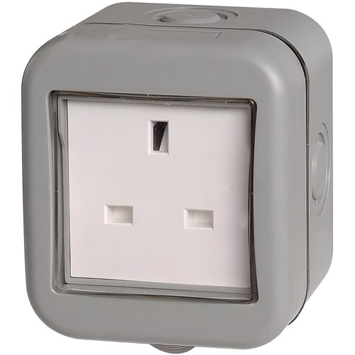 Weatherproof socket gang - socket,
