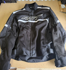 RST Pilot Air CE Textile Motorcycle Jacket - Black / Black / White XL | 46