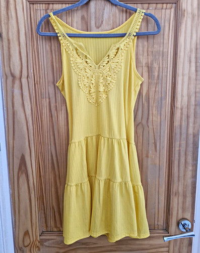 Women yellow crochet - yellow,