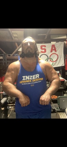 Inzer tank top blue vintage - inzer,