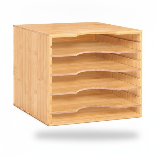 Wooden desk organizer paper - wooden,