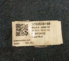 JEEP CHEROKEE ROOF RACK RAIL M-JET II LIMITED 5 Door Estate 14-21