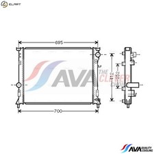 RADIATOR ENGINE COOLING CR2097