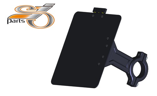 License plate holder side - license,