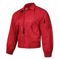 Lightweight Jacket MA2 CWU US Air Force Flight Bomber Military Coat Red Top