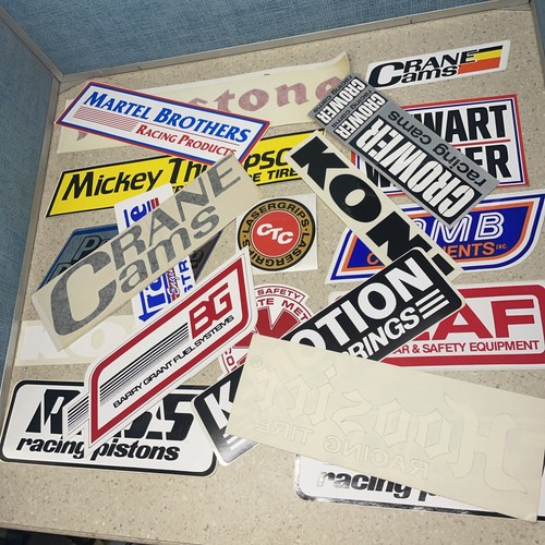 Vintage decals stickers racing - decals,