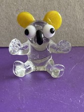 Murano Glass,Pirelli,Lauscha,Bimini Glass: Glass Koala Bear Figure,Ornament