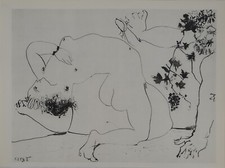 Pablo Picasso: Human Comedy, Vision of Paradise, Heliogravure, 1954