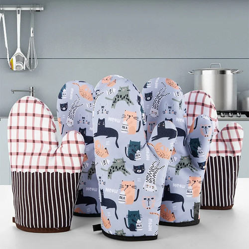 Heat resistant oven mitts - heat,