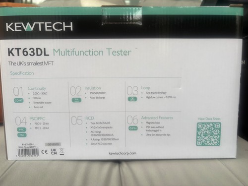 Kewtech kt63dl digital - kewtech,