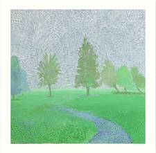 David Hockney Trees Mist