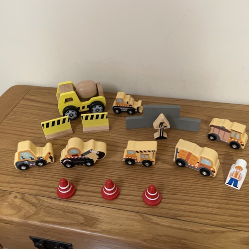 Wooden construction vehicles - wooden,
