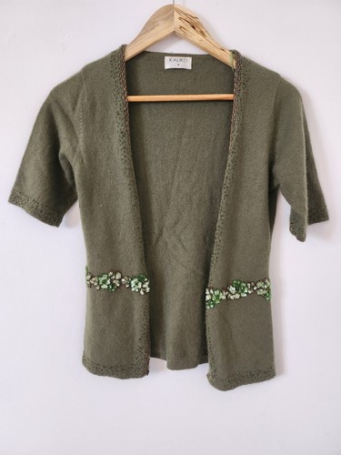 Khaki green short sleeve - green,