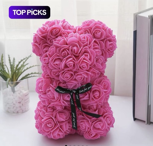 Bear design artificial - design, rose