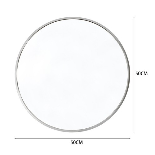 Round bathroom mirror wall - bathroom,