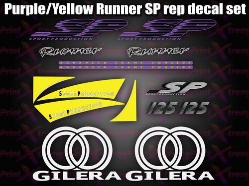 Gilera runner stickers - runner,