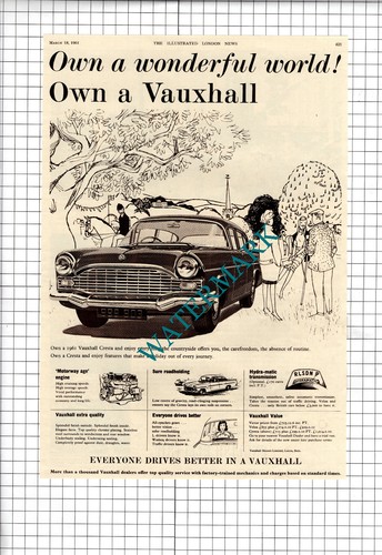 Vauxhall cresta car advert - vauxhall,