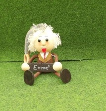 Albert Einstein Wooden Ornament/Shelf Sitter