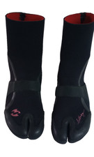 billabong 'the synergy' split toe 3mm wetsuit boots size 3- reinforced sole
