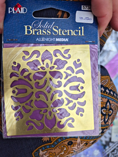 Plaid solid brass craft - solid,